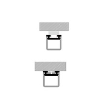 Profilé LED en aluminium ultra-fin mini à prix d'usine pour éclairage linéaire sous armoire LED de Ofly