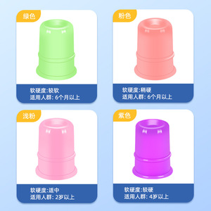 Dispositif de massage pédiatrique en silicone à ventouses, aspiration manuelle pour enfants et bébés, soins de santé, remise en forme et modelage corporel - Product Image 3