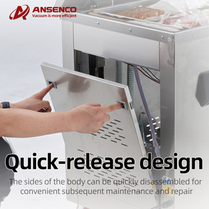 High-quality Single-chamber Automatic Electric <b>Vacuum</b> Sealing Machine for Commercial Meat Cube Packaging Paper Stand-up Pouch - Product Image 6