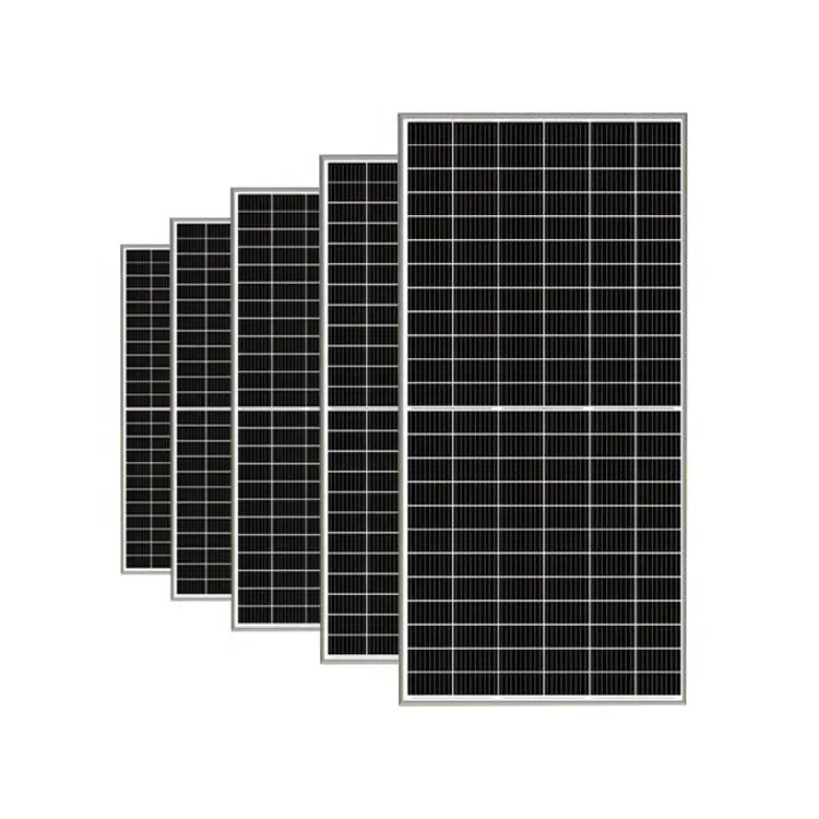 Venta al por mayor nueva llegada buen precio panel solar 445W 440W China media celda 650W 545W 550W paneles de energía solar con certificado TUV