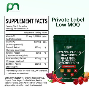 Custom Flavor Capsaicin Gummies Mixed Berry Flavor Spicy Cayenne Pepper Extract for Fun Metabolism Support and Energy Management - Product Image 3