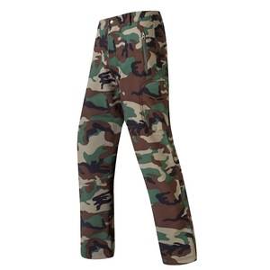 Pantalon cargo camouflage d'hiver pour homme, pantalon tactique de randonnée en laine softshell - Product Image 1