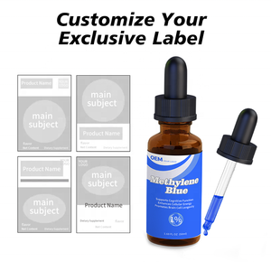 OEM ODM หยดแอล-เมทิลีนสีฟ้าแบบกำหนดเองโซลูชันบรรจุภัณฑ์ออกแบบฉลากรองรับการสร้างแบรนด์ - Product Image 5