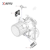 Ensemble de poignée électrique d'origine et de haute qualité pour chargeuse sur pneus SANY SY956H5, pièces détachées