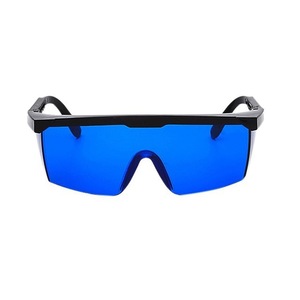 Gafas de seguridad para láser con lentes reemplazables, gafas protectoras de trabajo en rojo, verde, amarillo y azul para protección contra la radiación de luz - Product Image 3