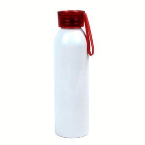 Bouteille d'eau sport en aluminium 750 ml vierge pour sublimation, idéale pour les cadeaux d'entreprise avec logo personnalisé et couvercle de couleur. - Product Image 4