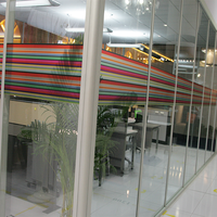 2026 Factory Modern Office Partition Wall for Home Office Custom Made Aluminum Steel Glass Divider with 6-Year Warranty
