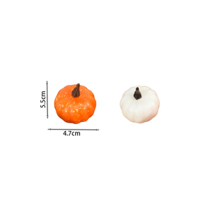 12pcs Mini Artificial White Pumpkins Set Fall Decor Faux Pumpkins for Kitchen Autumn Halloween Thanksgiving Graduation Easter - Product Image 5