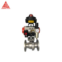Vanne à boisseau sphérique en acier inoxydable Q341F, classe 150, à bride 6 pouces, avec boîtier à vis sans fin CF8 CF8M CF3M pour eau, huile, gaz
