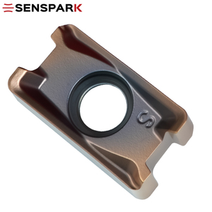 Fresa a spallamento quadrato a doppia faccia a avanzamento rapido in acciaio temprato LNPU110408SRGE-YC SENSPARK - Product Image 5