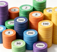 Jetons de jeu en PVC personnalisables en gros, pièces multi-usages pour salles de jeux, divertissement et récompenses étudiantes