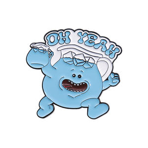 面白い漫画歯科ブローチ危険サイン合金バッジサプライズミームエナメルピン - Product Image 4