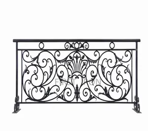 Balustrades de balcon en fer forgé <span class=keywords><strong>noir</strong></span> antique - Product Image 1