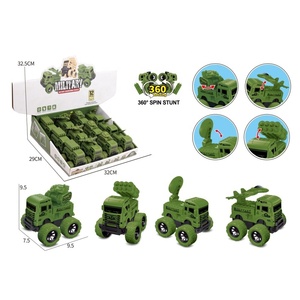 Vente en gros de véhicules d'ingénierie à simulation inertielle, ensembles de véhicules de pompiers et militaires, voitures de cascadeurs tout-terrain pour garçons - Product Image 3