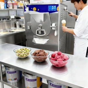 아이스크림 제조기 가격 배치 냉동기 자동 생과일 수직형 젤라또 제조기 상업용 아이스크림 기계 사업용 - Product Image 4