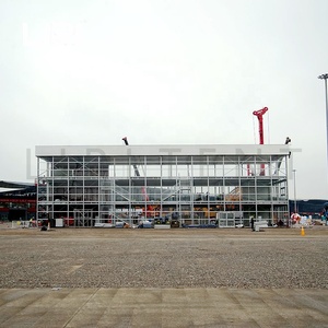 Tente de salle d'événement commerciale de trois étages de structure de cube haut de gamme 100 personnes avec l'<span class=keywords><strong>escalier</strong></span> - Product Image 1