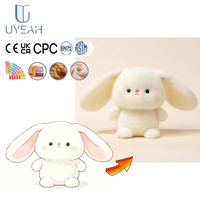 Uyeah OEM/ODM Personnalisé Porte-clés Lapin en Peluche Doux, Poupée Lapin en Peluche, Jouet en Peluche pour Sac à Main, Cadeau Personnalisé pour Enfants