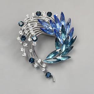 Broches de Cristal con Forma de Flor, Botones de Estrás, Aleación Chapada en Oro, Personalizados, Unisex, Regalo para Compromiso, Boda, Fiesta - Product Image 5