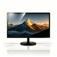 Nouveau Moniteur PC LED TN 19,5 Pouces Noir Écran Large 1600x900 HD+ 60Hz VGA Montage VESA 3,6ms Temps de Réponse pour Entreprises - Vente en Gros Usine