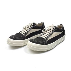 In Stock Designer Brand Owens Platform Shoes, Men's and Women's <b>Canvas</b> Shoes, Flat Casual Shoes Luxury High Quality Shoes - Product Image 5