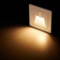 Lumière d'angle encastrée en aluminium IP65 pour extérieur, 86 unités, pour escaliers, couloirs, allées, avec détection de présence humaine, LED, 3000K-6000K