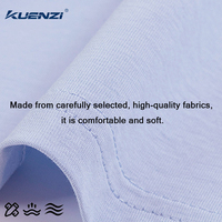 T-shirt femme Kuenzi sans repassage, anti-boulochage, sensation de fraîcheur, 70% coton 30% Sorona, 180GSM, col rond, manches courtes, logo personnalisé