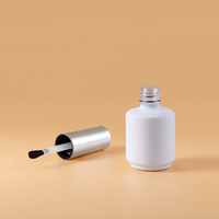 Flacon en verre vide rechargeable de 14 ml pour gel à ongles, conteneur anti-fuite avec pinceau, OEM ODM