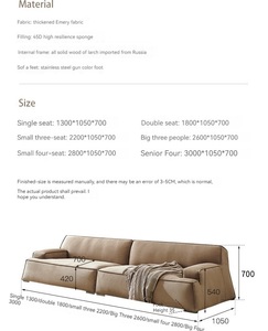 โซฟาผ้าหนาทันสมัย YOUTAI สำหรับห้องนั่งเล่นขนาดเล็ก - Product Image 4