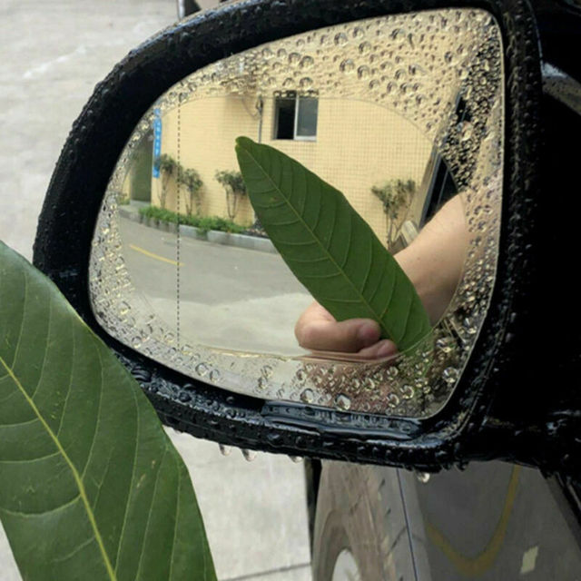 2pcs Rainproof Clear Anti-Fog Waterproof Film Auto Sticker Accessories for Car Rearview Mirror 100x145mm Sports & Entertainment