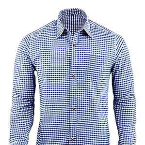 <b>Men</b>’s <b>Blue</b> Bavarian Trachten Oktoberfest <b>Shirt</b> European Heritage Cotton S to 4XL - Product Image 1