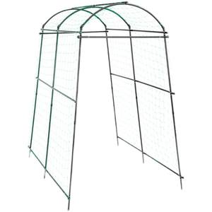 Clips métalliques pour plantes de jardin, panneaux de clôture en <span class=keywords><strong>bambou</strong></span>, banc, lit de culture surélevé, <span class=keywords><strong>pergola</strong></span>, treillis noir pour plantes grimpantes - Product Image 1
