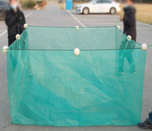 ตาข่ายจับปลา HDPE ลอยน้ำได้พร้อมตัวลอยน้ำสำหรับการเพาะเลี้ยงสัตว์น้ำ<span class=keywords><strong>ปลา</strong></span>ดุกในทะเลสาบหรือบ่อ - Product Image 1