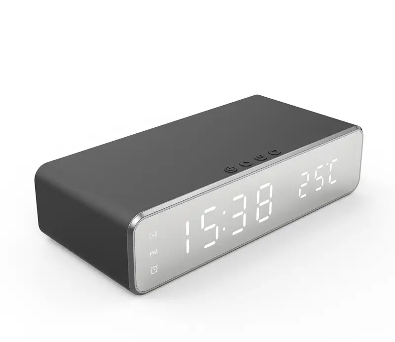 Da tavolo Basamento Del Telefono Mobile Veloce Caricatore Powerbank Portatile Senza Fili con Timer e Display A LED