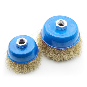 חוט שוחקים גלגל מברשת & גביע מברשת סט חוט עגול ניקוי חוט פלדה שטוח - Product Image 6