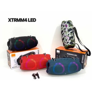 ลำโพงพกพา XTREEM4 ลำโพงบลูทูธไร้สายแบบพกพา พร้อมไฟ LED  วัสดุผ้าตาข่าย สำหรับใช้งานกลางแจ้ง พร้อมสายสะพาย - Product Image 2