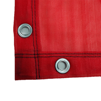 Couverture de remorque en filet de polyéthylène vert à mailles fines et résistantes, personnalisée, avec cordon élastique