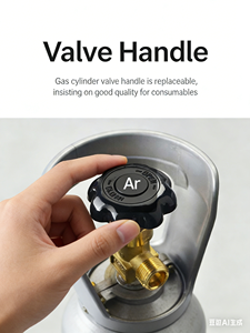 Bouteille de gaz industrielle Chun Miao 99,999 % 5N avec <span class=keywords><strong>bouchon</strong></span> et poignée, haute sécurité, multi-gaz (argon, azote, oxygène, CO2), 15 MPa - Product Image 5