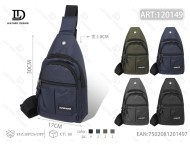 Borsa da petto multistrato con cerniera da uomo, in tessuto Oxford, per uso quotidiano, adatta a tutte le stagioni - Product Image 1