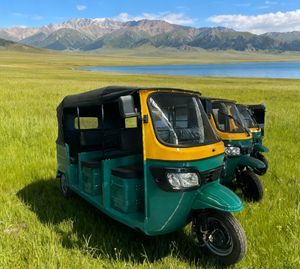 Tuk Tuk <span class=keywords><strong>Taxi</strong></span> à prix chinois très demandé, tricycle électrique 3000W, tricycle à passagers, pousse-pousse électrique - Product Image 3