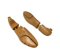 Embauchoir en bois de hêtre verni de haute qualité avec tête fendue pour étirer les chaussures en cuir