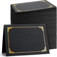 Porte-certificats, porte-diplômes, pochettes pour certificats pour papier de format lettre 8,5 x 11, pochettes pour certificats