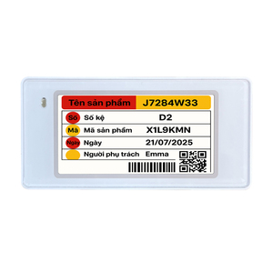 2.4Ghz 4 Color 2.13 Inch Retail Store Esl Label E-Paper Display Electronic E-Ink Shelf Label For Smart Warehouse <b>Racking</b> Use - Product Image 3