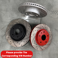 Prix d'usine personnalisé 4G0615301E/4G0615601 Disque de frein avant et arrière 390mm 356mm pour Audi A6 Avant C7 RS6 Wave Disc