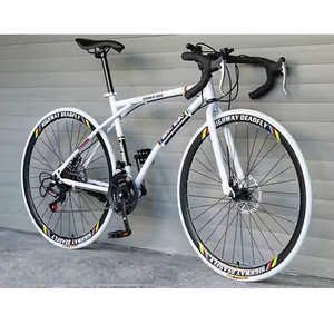 Chine Vente en gros 700C Vélo <span class=keywords><strong>de</strong></span> sport <span class=keywords><strong>de</strong></span> <span class=keywords><strong>course</strong></span> sur route Fourche en acier Frein à disque 21 vitesses Pédale ordinaire Vélo <span class=keywords><strong>de</strong></span> route - Product Image 1