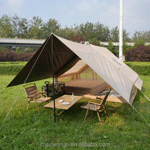 Tente de camping <span class=keywords><strong>gonflable</strong></span> d'extérieur 6.3 Pro avec revêtement noir et <span class=keywords><strong>auvent</strong></span> étendu, adaptée à 3 à <span class=keywords><strong>4</strong></span> personnes - Product Image 6
