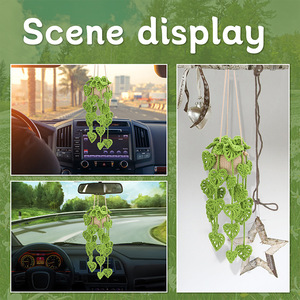 Kit de crochet <span class=keywords><strong>pour</strong></span> plantes <span class=keywords><strong>en</strong></span> pot avec un ensemble complet d'accessoires de crochet, tutoriels vidéo <span class=keywords><strong>en</strong></span> <span class=keywords><strong>anglais</strong></span> <span class=keywords><strong>pour</strong></span> <span class=keywords><strong>débutants</strong></span>, comme décoration d'intérieur ou cadeau DIY - Product Image 6