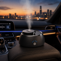 Diffuseur de parfum portable sans eau pour voiture, à énergie solaire, silencieux, pour la maison, la chambre, luxe