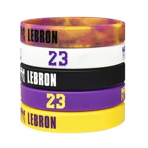 סיליקון wristbands עם לוגו מותאם אישית צמידי סיליקון גומי צמידים wristbands עבור קבוצת כדורגל המכללה