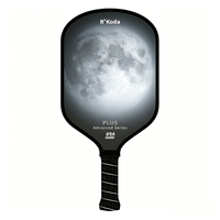 Raquette de pickleball personnalisée en fibre de carbone, noyau alvéolé de 16 mm, pour entraînement adulte, logo personnalisé, couleurs personnalisées, vente en gros pour les marques