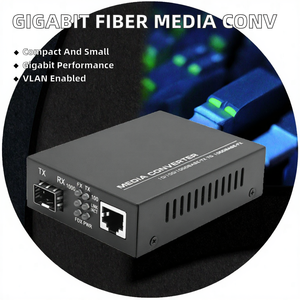 Convertidor de Medios de Fibra Óptica Gigabit SFP a Puerto Ethernet RJ45 1000 Base FX con Soporte POE, SNMP y QoS - Product Image 2